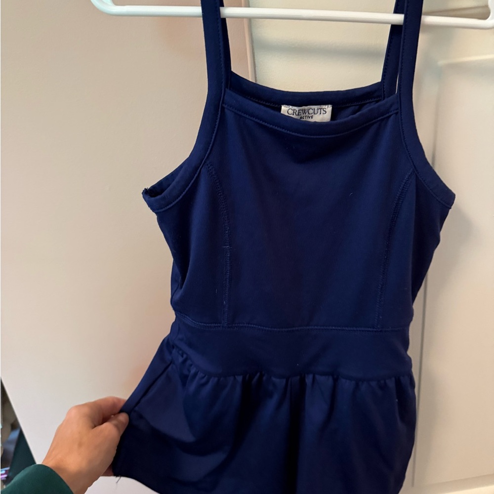 Crewcuts Navy Girls' Athletic Romper